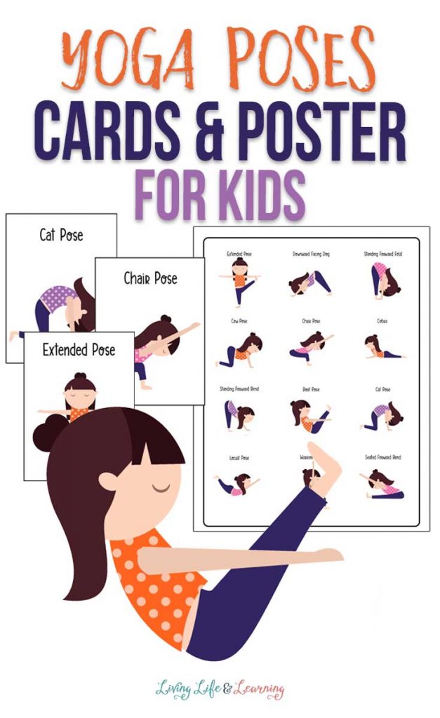 FREE Kids Yoga Pose Printables | Free Homeschool Deals