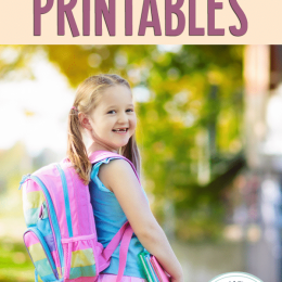 FREE Printables for the First Day of School. #freehomeschooldeals #fhdhomeschoolers #firstdayofschool #firstdayprintables