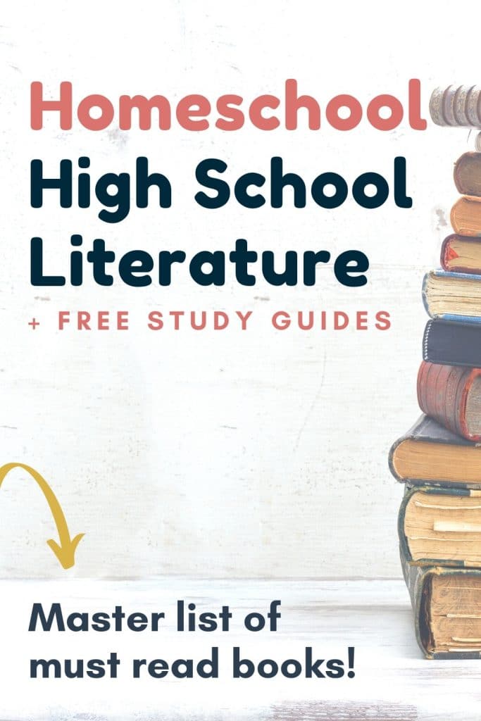 High School Literature FREE Study Guides. #freehomeschooldeals #fhdhomeschoolers #highschoolliterature #literaturestudyguides #literatureresources #literatureforteens