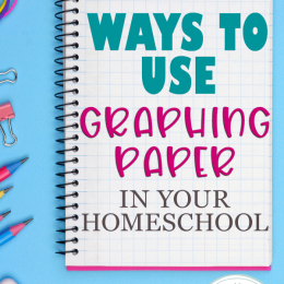 Homeschooling Uses for Graphing Paper. #freehomeschooldeals #fhdhomeschoolers #waystousegraphingpaper #homeschoolusesforgraphing paper #graphingpaperuses