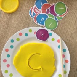 FREE Printable Letters Playdough Activity. #freehomeschooldeals #fhdhomeschoolers #playdoughletters #letterwritingactivity #lettersactivity #playdoughlearning