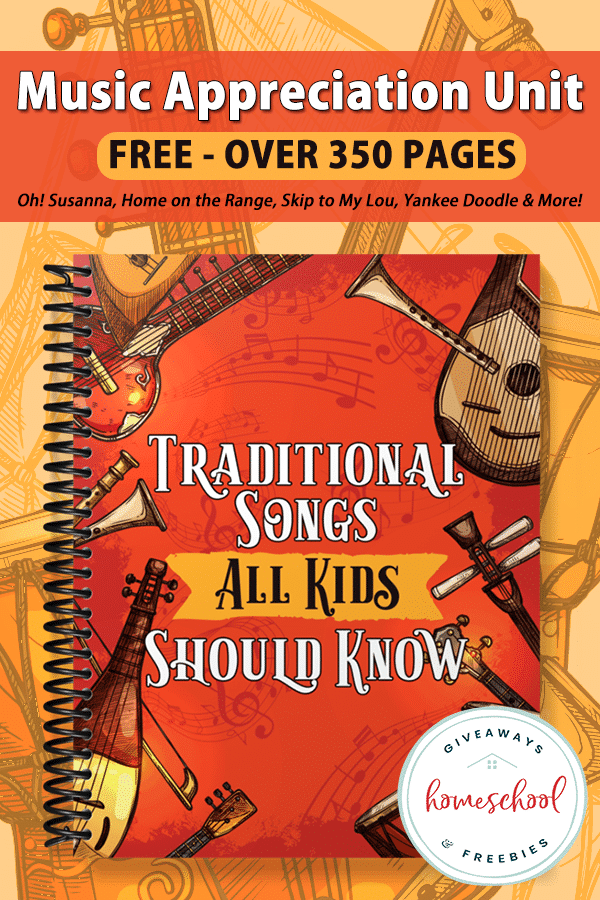 FREE Traditional Music Appreciation Unit. #freehomeschooldeals #fhdhomeschoolers #traditionalmusicappreciation #musicappreciationforkids #musicappreciationunit