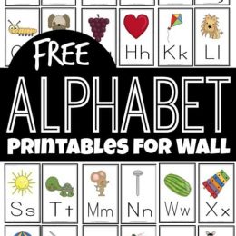 FREE Wall Alphabet Flashcards. #freehomeschooldeals #fhdhomeschoolers #alphabetflashcards #wallalphabetflashcards #alphabetwallcards #abcflashcards