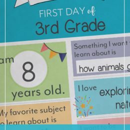 FREE Printable for the First Day of Homeschool. #freehomeschooldeals #fhdhomeschoolers #firstdayofhomeschool #firstdayofschool