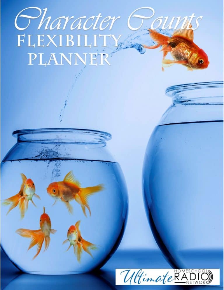 Flexibility - FREE Character Counts Planner. #freehomeschooldeals #fhdhomeschoolers #charactercounts #characterbuildingresource #characterbuildingplanner #flexibility #teachflexibility