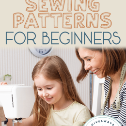 FREE Beginner Sewing Patterns. #freehomeschooldeals #fhdhomeschoolers #sewingpatterns #beginnersewers #sewingforbeginners #beginnersewingpatterns