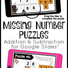 Addition and Subtraction FREE Google Slide Puzzles. #freehomeschooldeals #fhdhomeschoolers #GoogleSlidemath #GoogleSlidepuzzles #additionpuzzles #subtractionpuzzles