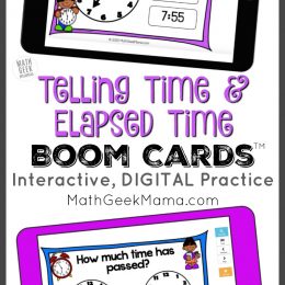 FREE Digital Telling Time Cards. #freehomeschooldeals #fhdhomeschoolers #tellingtime #tellingelapsedtime #elapsedtime #digitaltellingtimeresource #tellingtimecards