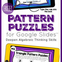 FREE Digital Pattern Puzzles. #freehomeschooldeals #fhdhomeschoolers #digitalpatternpuzzles #digitalpuzzles #trianglepuzzles #criticalthinking #algebraicthinking