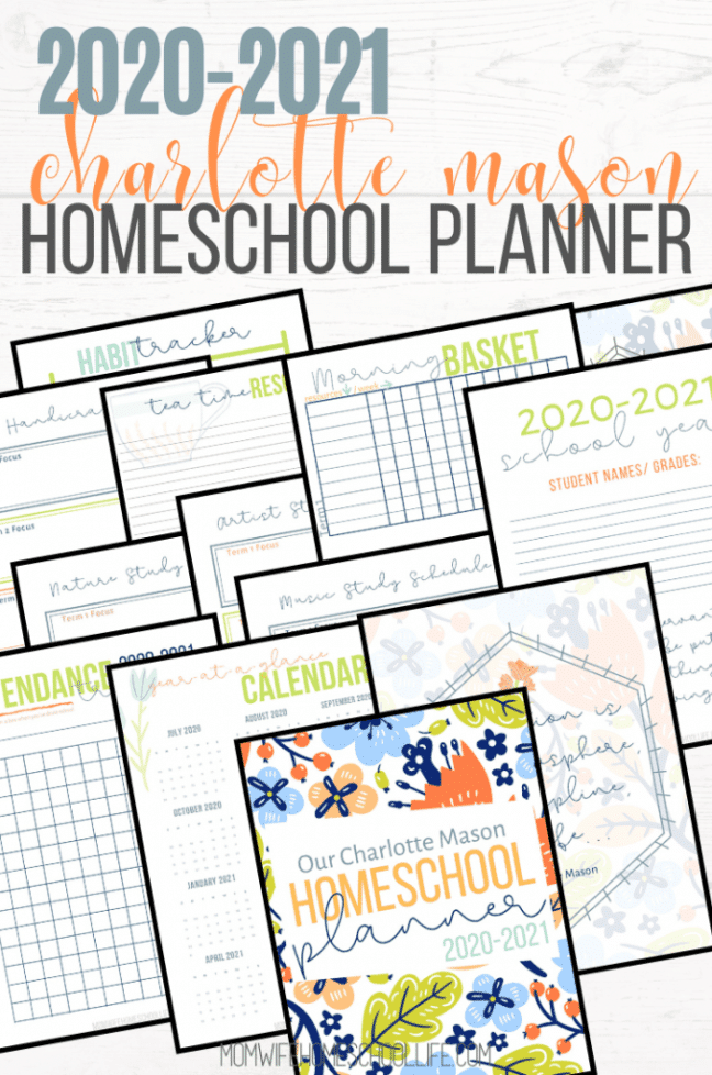 FREE Charlotte Mason 2020- 2021 Homeschool Planner. #freehomeschooldeals #fhdhomeschoolers #CharlotteMasonplanner #homeschoolplanner #CharlotteMasonhomeschool