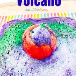 Fizzy Apple Volcano Science Experiment. #freehomeschooldeals #fhdhomeschoolers #applevolcano #applescience #applescienceexperiment #scienceexperiment