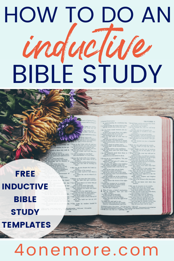 FREE Inductive Bible Study Templates Free Homeschool Deals