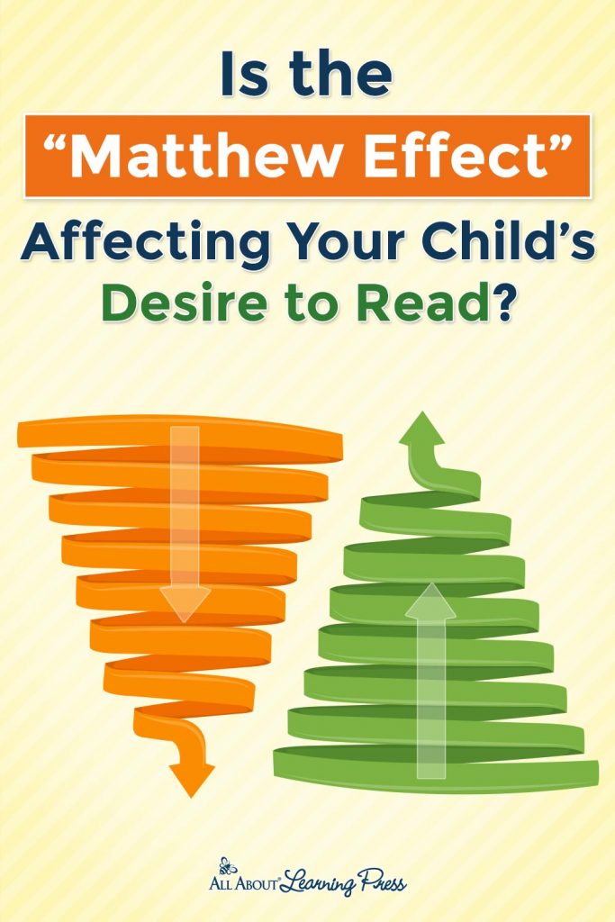 spiral images with overlay - Is the Matthew Effect Affecting Your Child's Desire to Read?