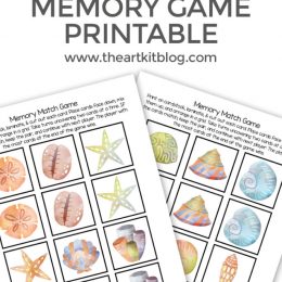 FREE Memory Match Shell Game. #freehomeschooldeals #fhdhomeschoolers #memorymatchgame #memorymatchshells #memorygame