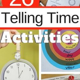 26 Activities and Games for Telling Time. #fhdhomeschoolers #freehomeschooldeals #tellingtimeresources #tellingtimeprintables #tellingtimegames #tellingtimeactivities