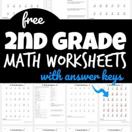 2nd Grade FREE Math Worksheets. #freehomeschooldeals #fhdhomeschoolers #MADMINUTES #secondgrademath #secondgradeprintables #mathworksheets