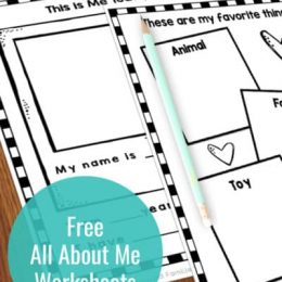 FREE All About Me Worksheets. #freehomeschooldeals #fhdhomeschoolers #allaboutmeworksheets #allaboutme #aboutyourkidsworksheets