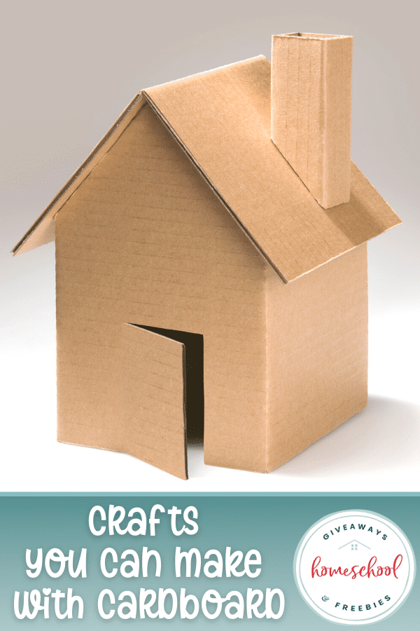 Cardboard Crafts for Kids. #freehomeschooldeals #fhdhomeschoolers #homeschoolschedule #cardboardcrafts #craftswithcardboard