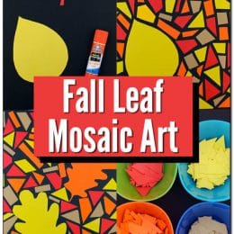 Fall Leaf Art Mosaic. #fallleafmoasaicart #fallleafart ##fallartproject #leafmosaicart #fhdhomeschoolers #freehomeschooldeals