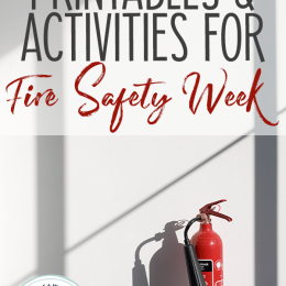 FREE Fire Safety Week Activities. #fhdhomeschoolers #freehomeschooldeals #firesafetyactivities #firesafetyprintables #firesafetyweek