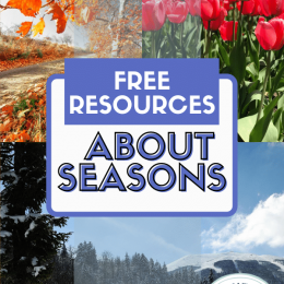 All About the Seasons FREE Resources. #freehomeschooldeals #fhdhomeschoolers #seasonsprintables #seasonsresources #allaboutseasons