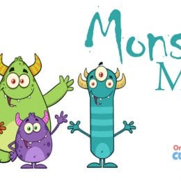 FREE Monster Addition Download. #freehomeschooldeals #fhdhomeschoolers #monsteraddition #singledigitaddition #additionpractice