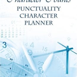 FREE Punctuality Character Planner. #freehomeschooldeals #fhdhomeschoolers #punctualityplanner #charactercounts #punctualitycharacterplanner