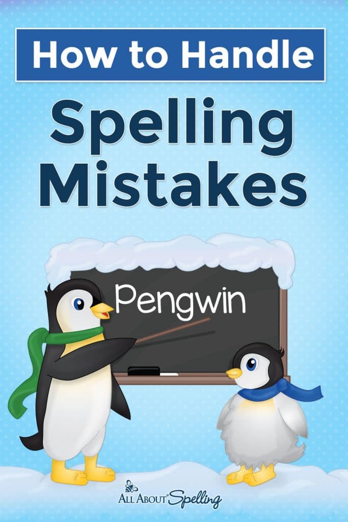 how to handle spelling mistakes from All About Learning