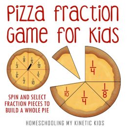 FREE Printable Pizza Fractions. #freehomeschooldeals #healthcareworkercards #pizzafractions #fractionsprintable #fractionswithpizza #fractionsgame