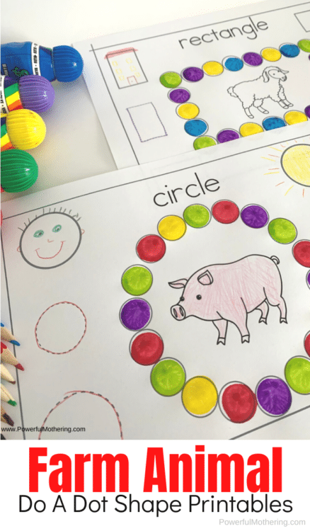 FREE Animal Shape Dot Worksheets. #fhdhomeschoolers #freehomeschooldeals #freedoadotworksheets #freeshapeworksheet #shapeworksheetsforpreschool