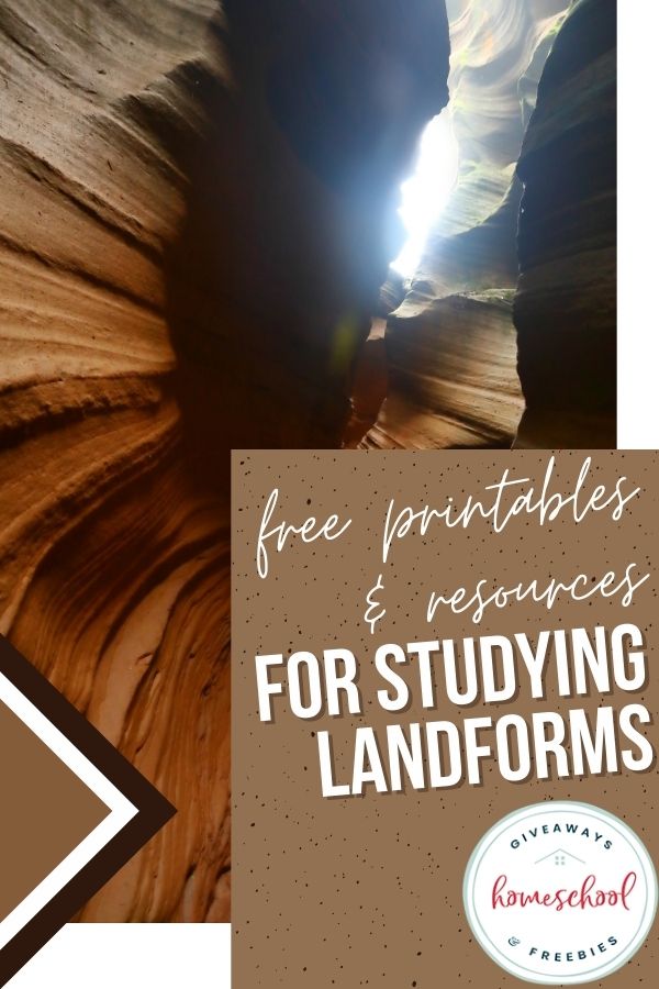 FREE Landform Resources and Printables. #freelandformresources #freelandformstudy #homeschoollandformstudy #fhdhomeschoolers #freehomeschooldeals 