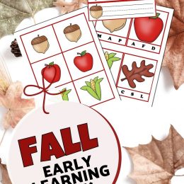 Free Fall Early Learning Pack. #freehomeschooldeals #fhdhomeschoolers #fallearlylearning #earlylearningpack #falllearningpack