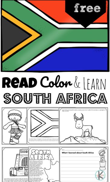 FREE South Africa Learning Pages. #fhdhomeschoolers #freehomeschooldeals #southafricaforkids #learnaboutsouthafrica #africaunitstudy