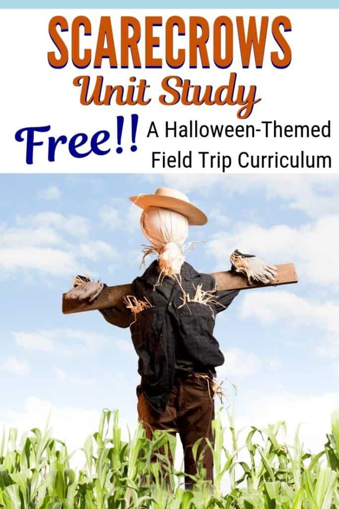 FREE Scarecrow-Themed Unit Study. #freehomeschooldeals #fhdhomeschoolers #scarecrowthemeduntistudy #scarecrowprintables #scaregrowunit #fallunitstudy