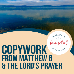 FREE Scripture Copywork for Kids. #freehomeschooldeals #fhdhomeschoolers #scripturecopywork #copyworkforkids #handwritingpractice