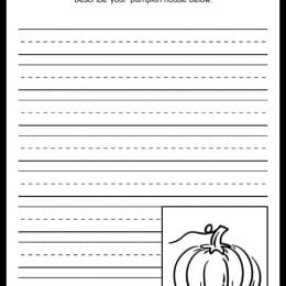 FREE Pumpkin Writing Prompt Printable. #fhdhomeschoolers #freehomeschooldeals #pumpkinwritingprompt #fallwritingprompt #freefallwritingprompt