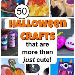 FREE Simple Kids Halloween Crafts. #halloweencraftsforkids #simplehalloweencrafts #easykidscrafts #freehomeschooldeals #fhdhomeschoolers