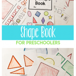 FREE Shape Book for Kids. #fhdhomeschoolers #freehomeschooldeals #preschoolshapepractice #freeshapesprintable #learningshapes