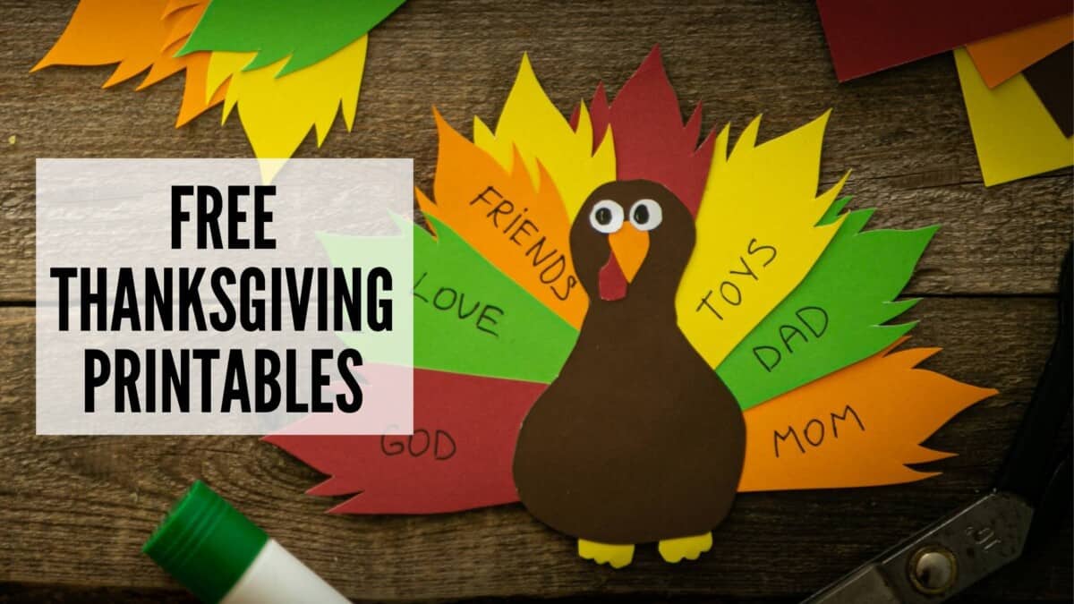 Over 20 FREE Thanksgiving Printables | Free Homeschool Deals