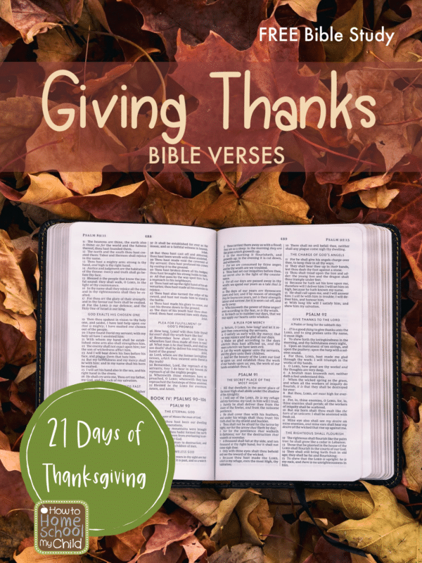 Free Thanksgiving Family Bible Study. #freebiblestudy #thankfulnessstudy #familybibleactivity #freehomeschooldeals #fhdhomeschoolers