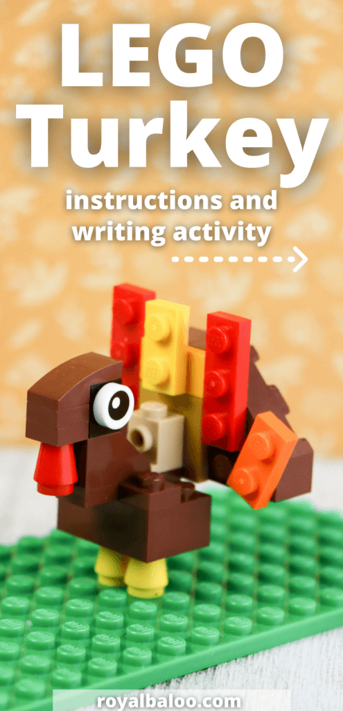 Lego Turkey Create and Write. #freewritingprompt #turkeyactivity #thanksgivingactivity #freehomeschooldeals #fhdhomeschoolers