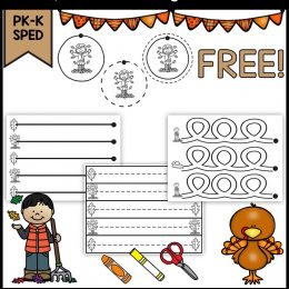 Free Thanksgiving Prewriting Packet