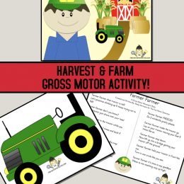 Farm Gross Motor Activities. #freehomeschooldeals #fhdhomeschoolers #farmgrossmotoractivities #farmactivities