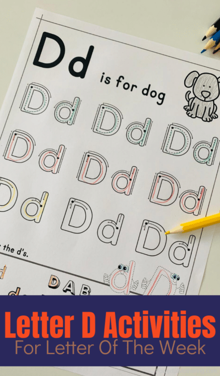 Free Letter D Tracing Printable. #alphabettracingpage #freepreschoolworksheet #freealphabetworksheet #freehomeschooldeals #fhdhomeschoolers