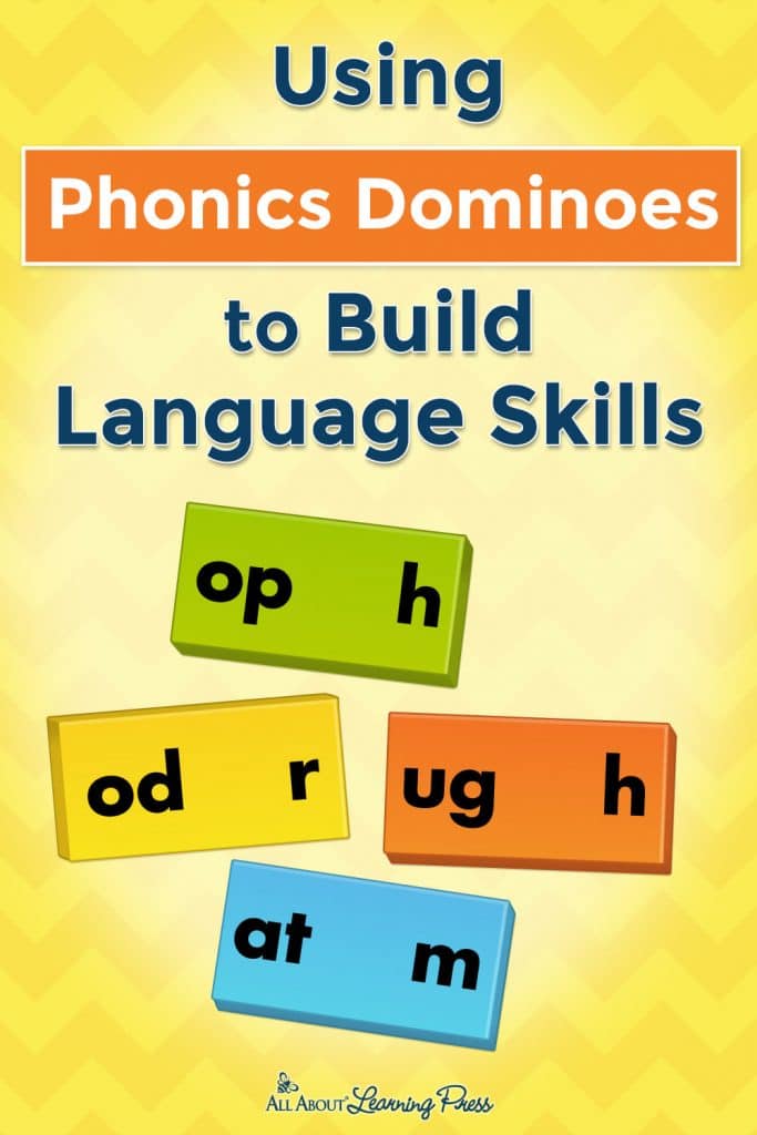 Build Language Skills with Phonics Dominoes. #fhdhomeschoolers #freehomeschooldeals #buildlanguageskills #phonicspractice #wordbuidling