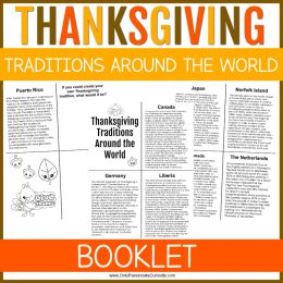 Around the World Thanksgiving Book. #learnaboutthanksgiving #thanksgivingaroundtheworld #thanksgivingprintable #freehomeschooldeals #fhdhomeschoolers