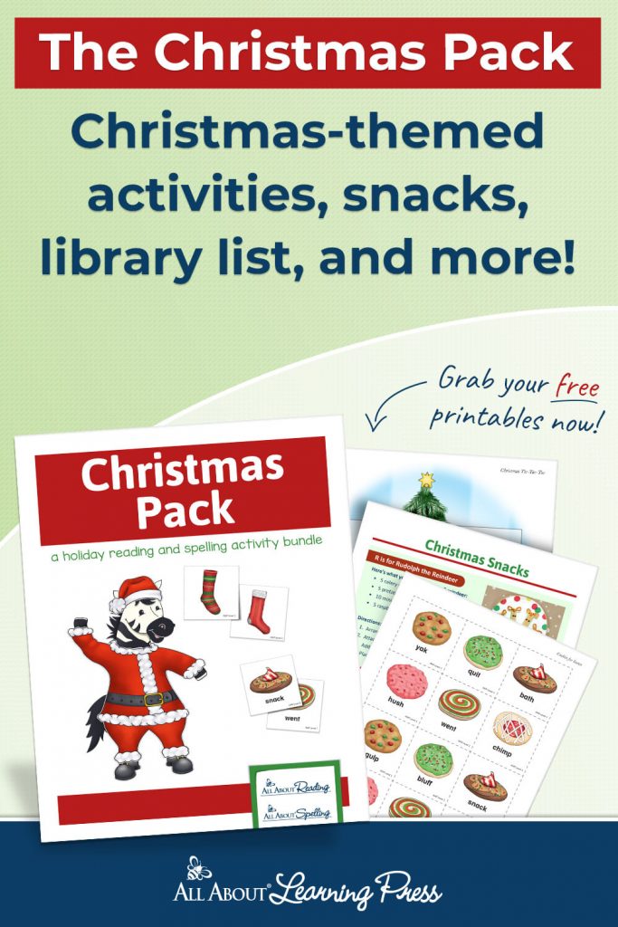 sample pages of the All About Learning Christmas Pack