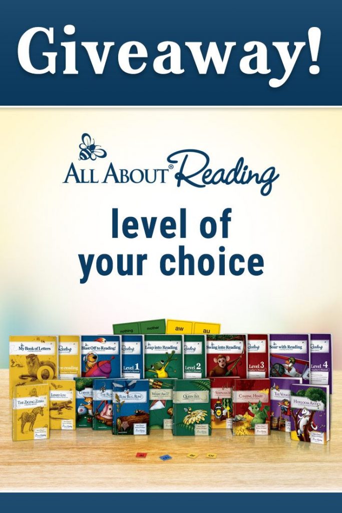 Sample reading levels with overlay Giveaway: All About Reading Level of Your Choice