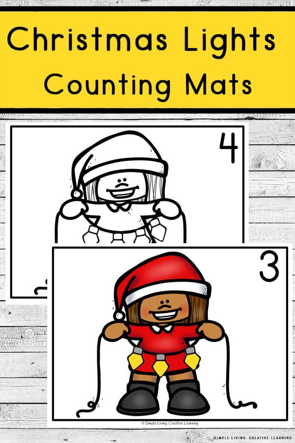 Christmas Counting and Playdough Mats. #freeplaydoughmats #christmasplaydoughmats #christmaspreschoolmath #freehomeschooldeals #fhdhomeschoolers