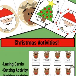 Free Christmas Mini Pack. #freehomeschooldeals #fhdhomeschoolers #Christmasminipack #Christmasactivities #holidayactivities